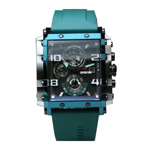 Expedition 6757 Silver Green Jade Rubber Man MCRTZBA